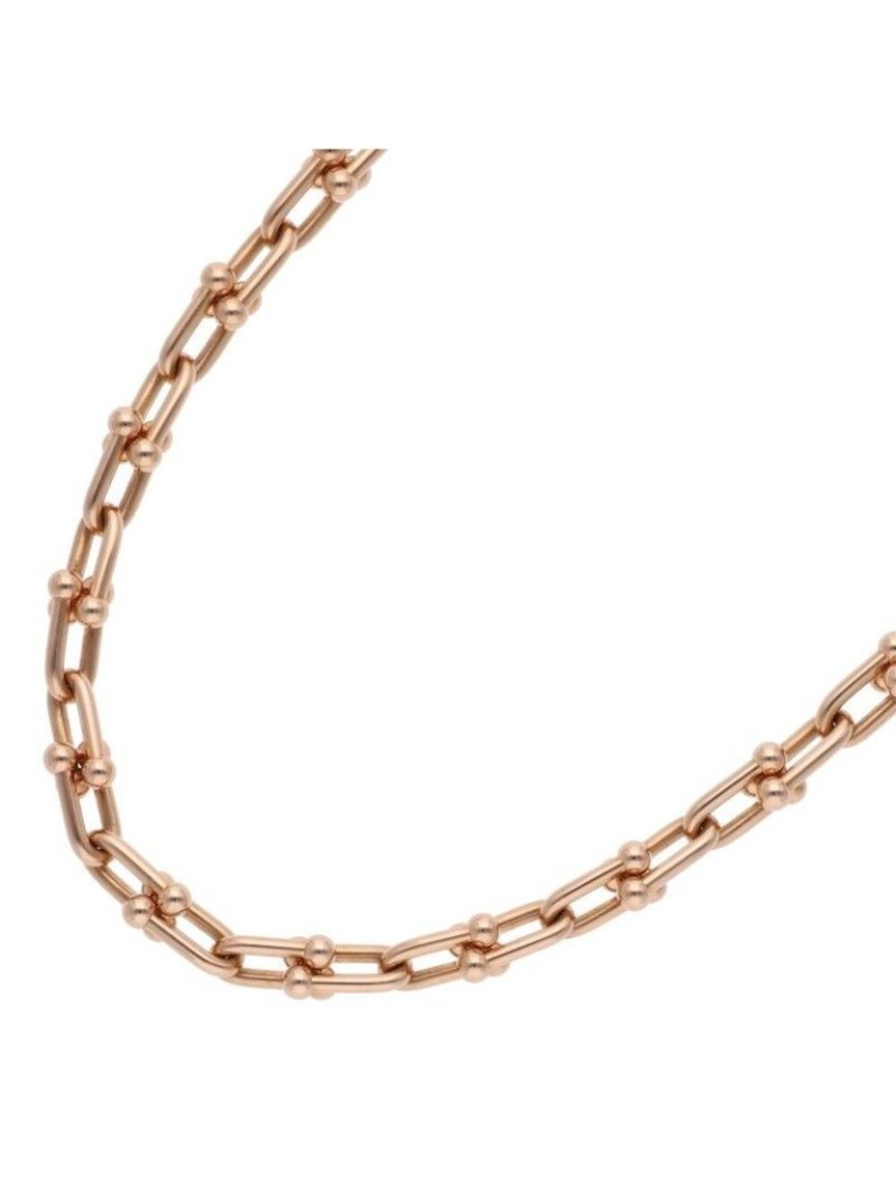 Tiffany & Co HardWear 18K Pink Gold Small Link Necklace